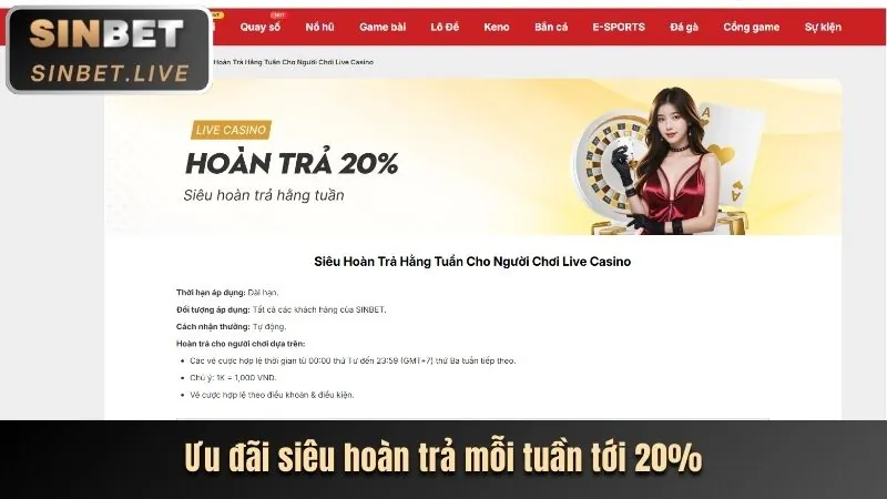 Ưu đãi hoàn trả Jilibet